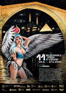 Drugi plakat i majica 11. Mostarskog strip vikenda
